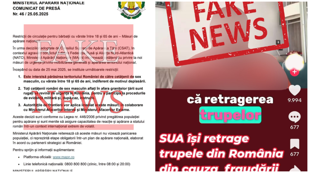 Val de dezinformări privind securitatea națională! MApN demontează trei fake news-uri virale despre războiul din Ucraina
