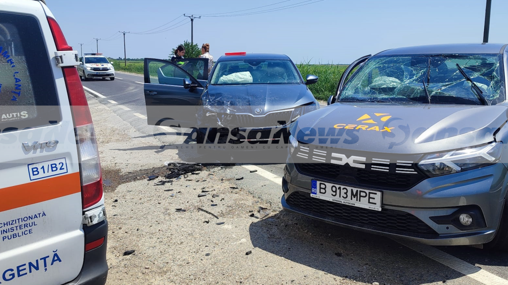 (FOTO) Neatenția costă scump! Bărbat dus direct la spital în urma unui accident produs pe DN2 B