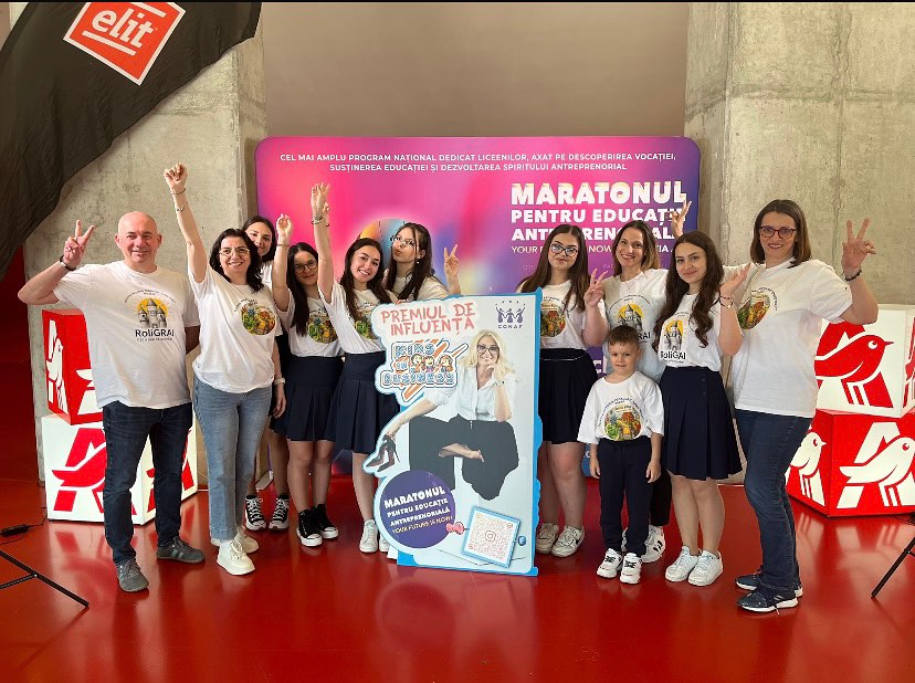 Un vot pentru Pedagogic! Liceenii buzoieni, prezenți în finala Maratonului pentru Educație Antreprenorială