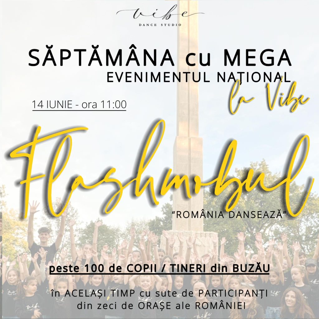Flashmob de amploare în Buzău: „România Dansează” aduce 100 de participanți în stradă!