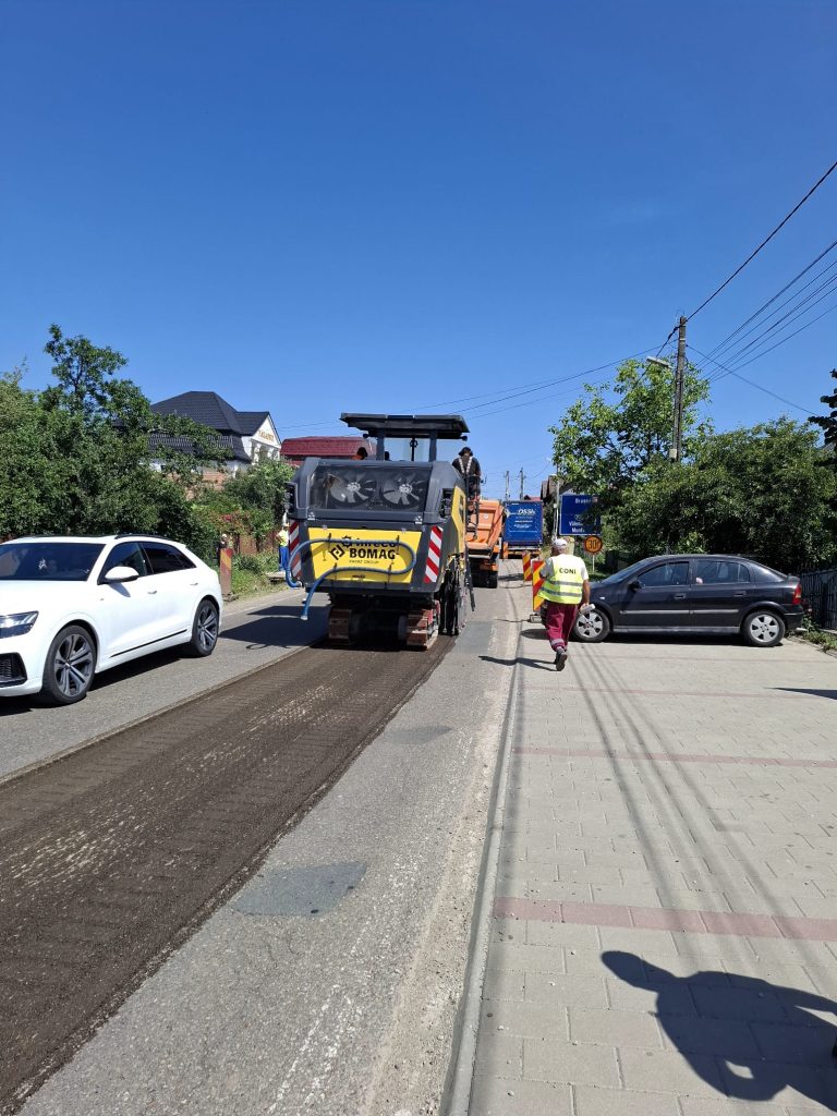 (FOTO) Atenție, șoferi! Circulație îngreunată pe DN10