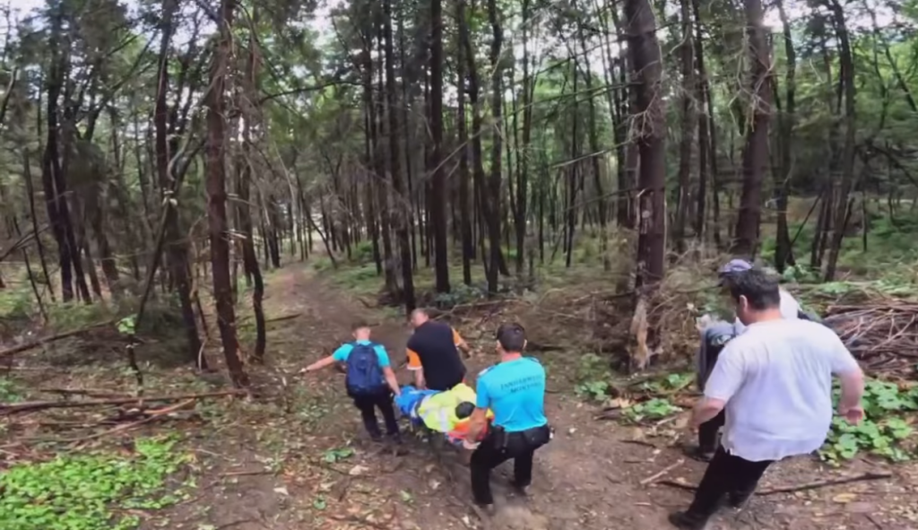 (VIDEO) Plimbare cu final neașteptat! Jandarmii au intervenit la timp