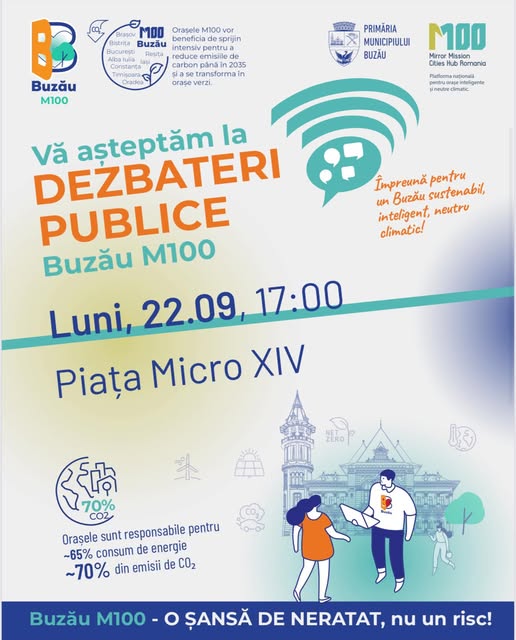 O nouă dezbatere publică pentru proiectul M100, astăzi, la Buzău