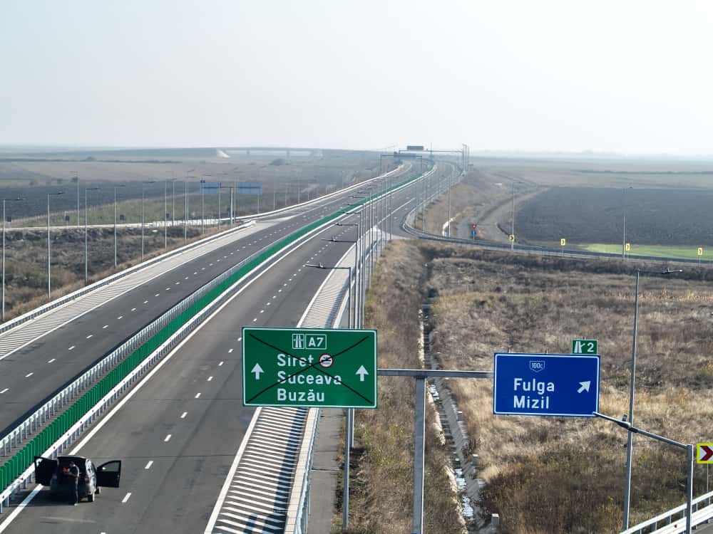 (VIDEO) Cum ajungi la București dacă vrei să circuli pe A7, Lotul Mizil-Pietroasele, deschis vineri