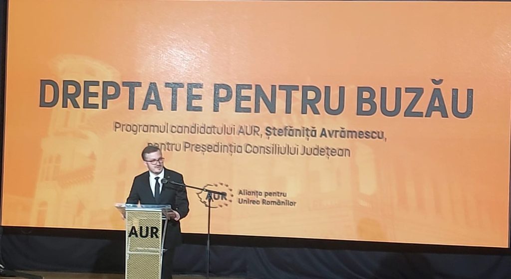 (VIDEO) ”Dreptate pentru Buzău” și ”Produs în Buzău”, două linii de dezvoltare a județului, propuse de candidatul AUR la președinția Consiliului Județean