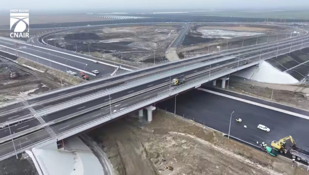 (VIDEO) Cea mai nouă cale rutieră din Buzău, inaugurată astăzi. Este un pod construit în proiectul A7