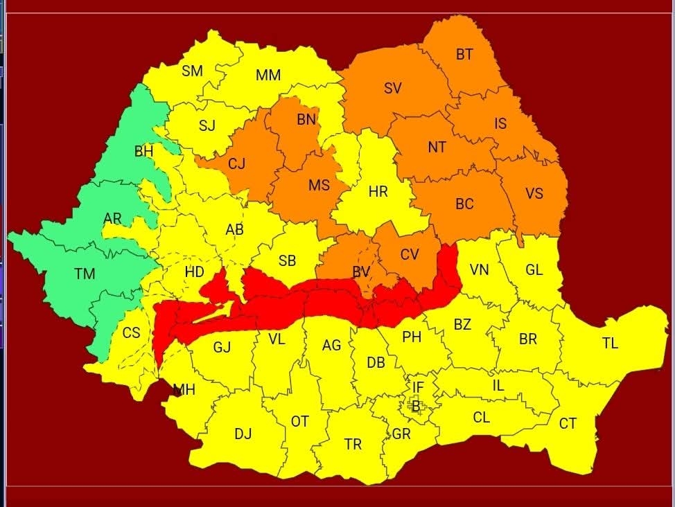 ALERTĂ METEO: Cod ROȘU de viscol în zona montană a Buzăului! Natura se dezlănțuie cu rafale de peste 120 km/h