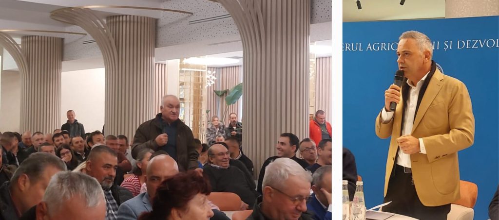 (VIDEO) Momentul care a stârnit râsete prelungite la întâlnirea dintre ministrul Agriculturii și fermieri! Ce i-a cerut un buzoian oficialului