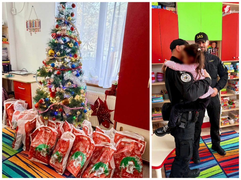 (FOTO) Mascații buzoieni au donat sânge pentru o cauză nobilă: l-au ajutat pe Moș Crăciun să ajungă la zeci de copii