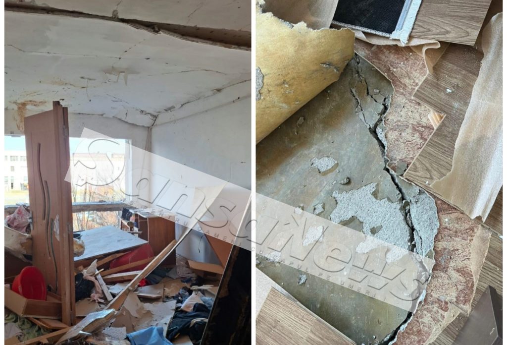 (VIDEO) A început evaluarea pagubelor din blocul Gerom. Buzoienii rămași pe drumuri după explozie, ajutați să își refacă locuințele