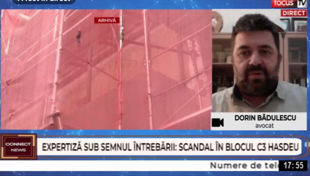 SCANDALUL REABILITAREA BLOCURILOR! Avocatul Bădulescu: “Proprietarii s-au trezit că locuiesc într-un bloc cu grad seismic 2! Au depus pentru izolație termică și s-au căpătat cu consolidare! Toma amenință!”