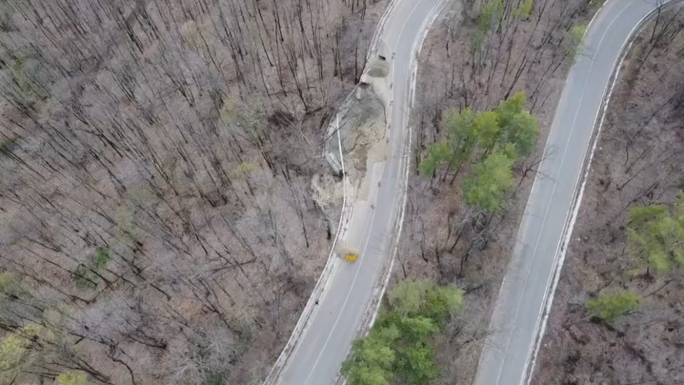 Drum provizoriu pentru locuitorii din Cislău, după închiderea DJ 102C din cauza alunecărilor de teren