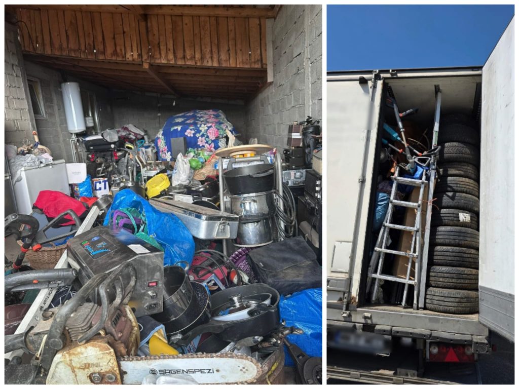 Transport suspect la Calvini. Ce conținea camionul tras pe dreapta. Au fost sesizate mai multe instituții (FOTO&VIDEO)