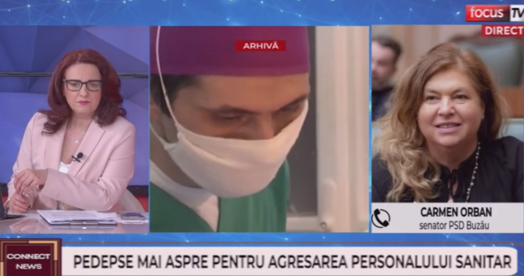 Pedepse mai mari pentru cei care înjură sau lovesc medici sau asistente. Carmen Orban: ”Situația e din ce în ce mai gravă”