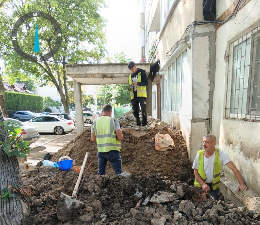 IA MORMANUL CU TOPTANUL!  Constructorul care se ocupă de reabilitarea energetică și seismică a zeci de blocuri, amendat pentru distrugerea spațiilor verzi (FOTO)