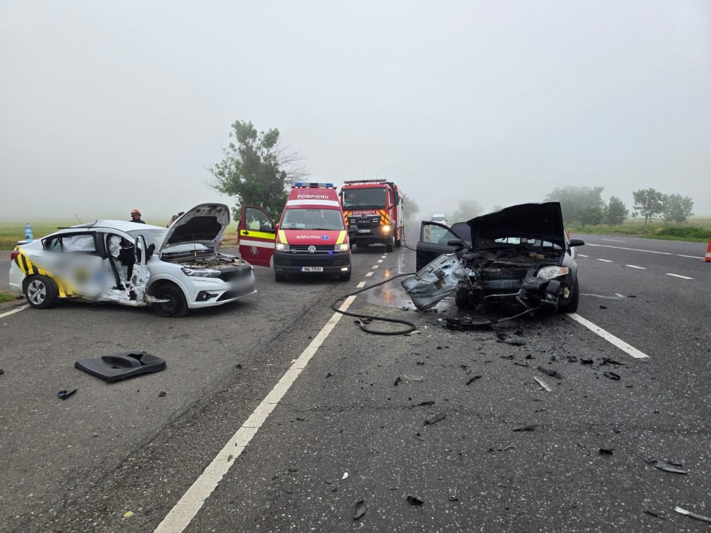 Accident după accident, pe șoselele din Buzău. Patru persoane rănite