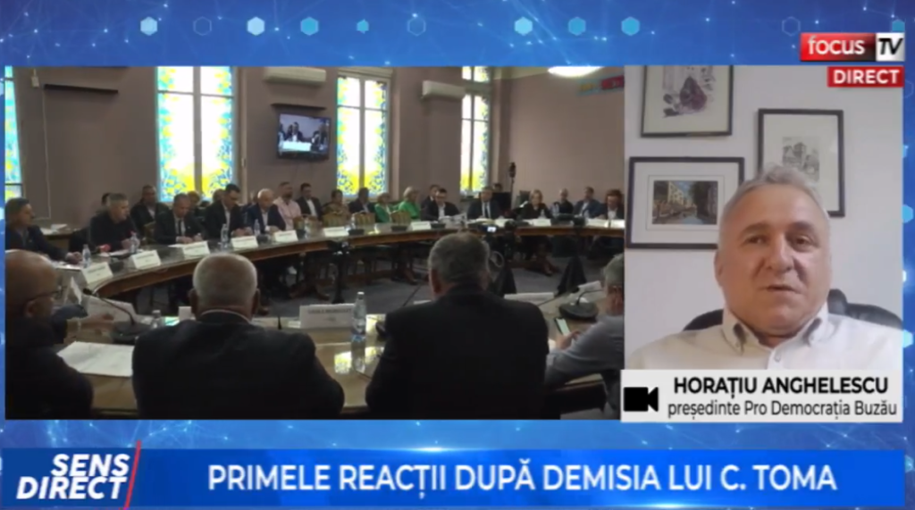 Ce urmează după demisia primarului Toma din funcțiile politice deținute în PSD. Pro Democrația: ”Urmează o luptă de uzură!”